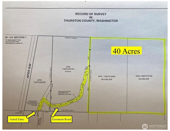 Property Photo:  0  40 Acres 143rd Avenue SE  WA 98589 