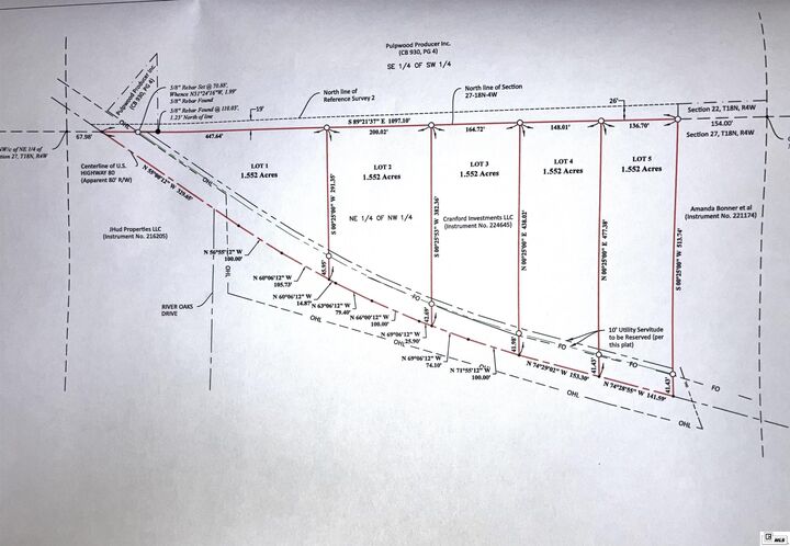 Property Photo:  9014 Lot 1 Highway 80  LA 71275 
