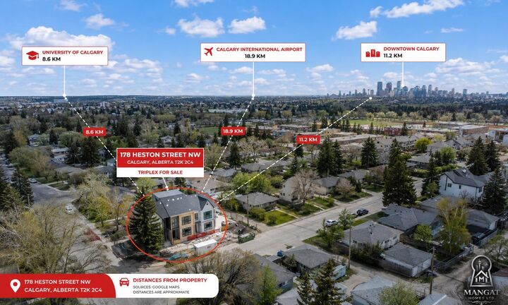 Property Photo:  178 Heston Street NW 180, 182, 184  AB T2K 2C4 