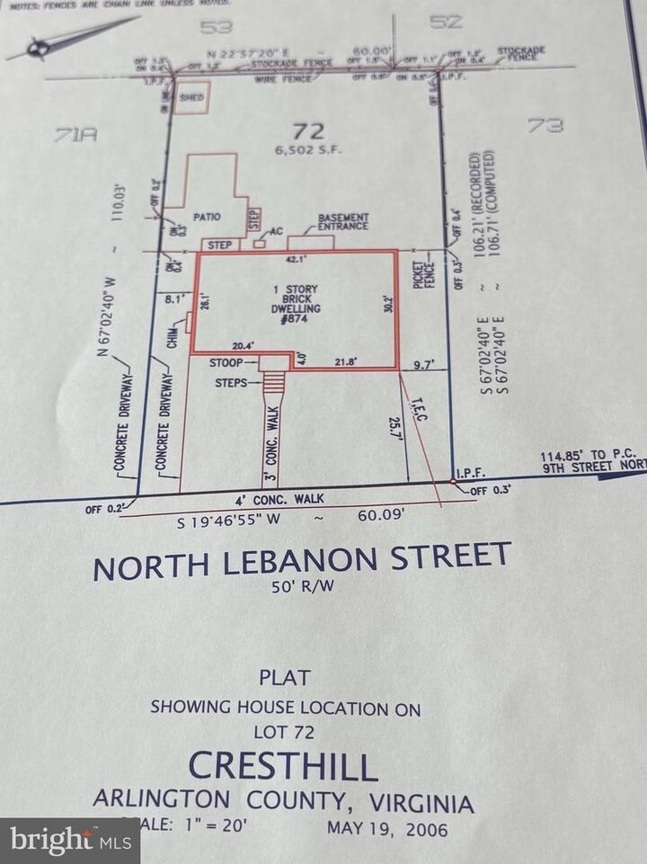 Property Photo:  874 N Lebanon Street  VA 22205 