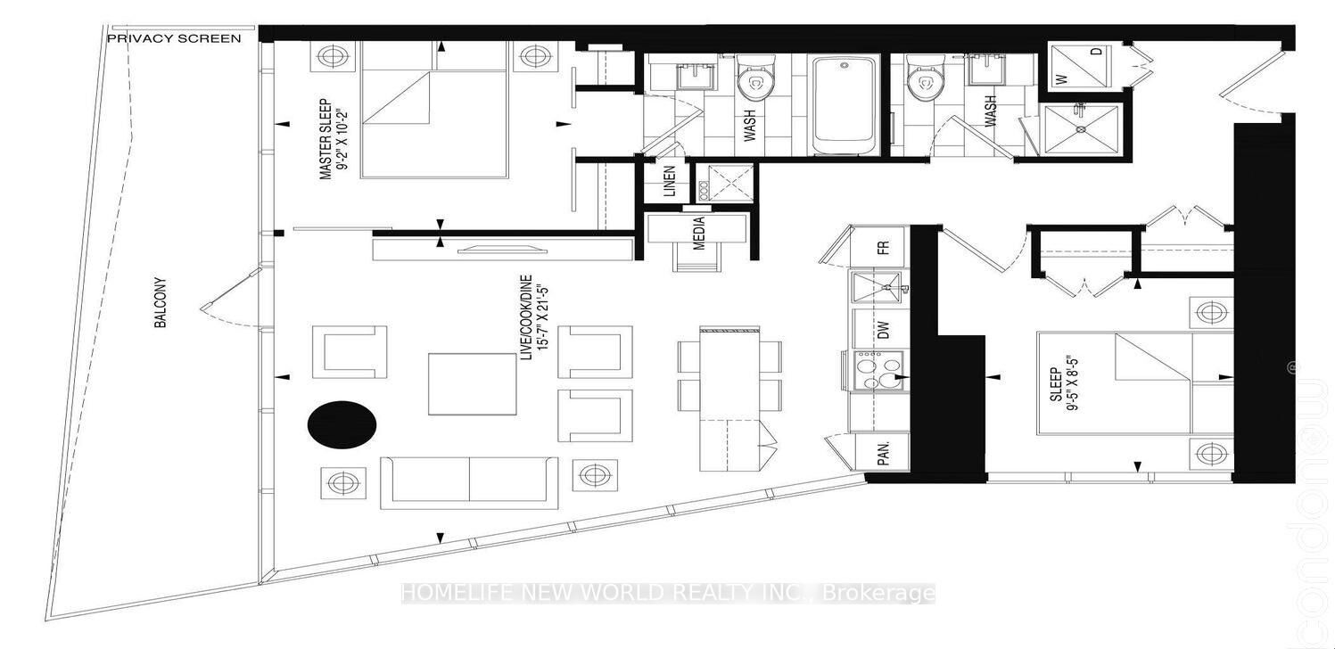 Property Photo: 197 Yonge Street 1702 ON M5B 0C1