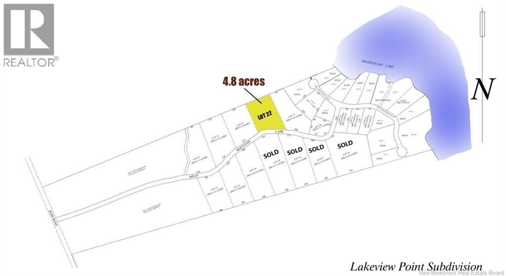 Property Photo:  Lot 22 Misty Mountain Lane  NB E5C 0E5 
