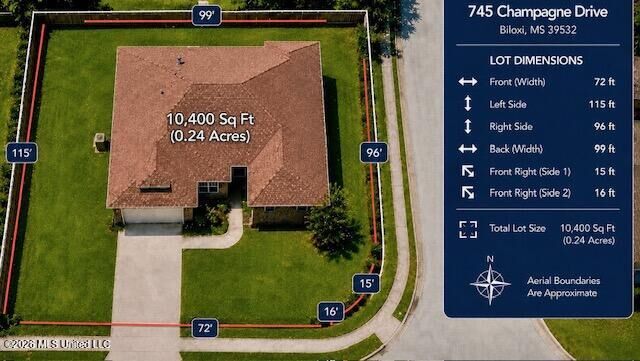 Property Photo: 745 Champagne Drive MS 39532