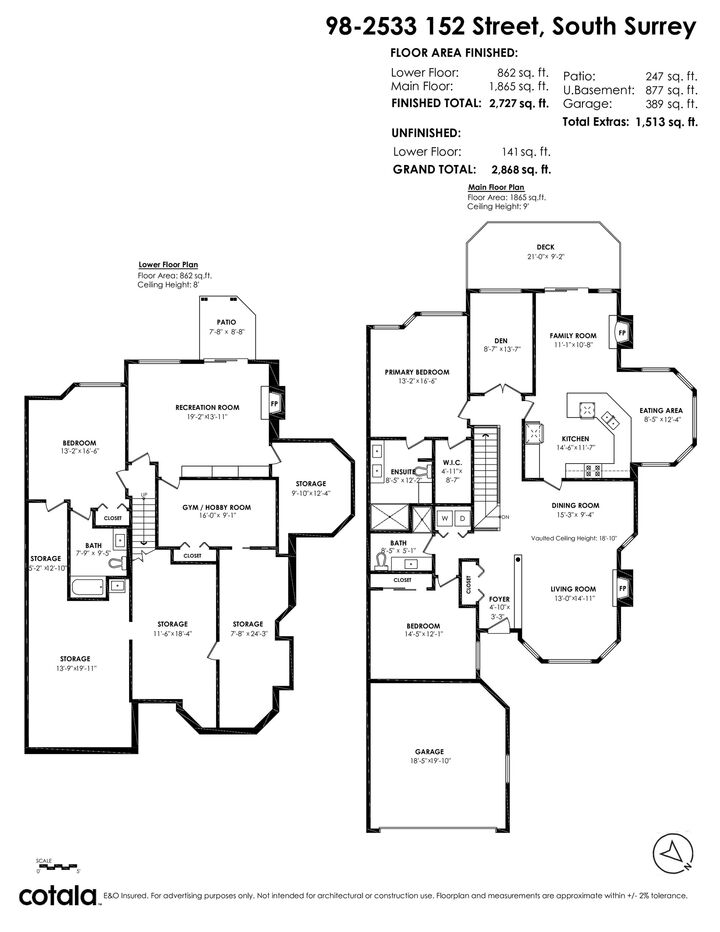 Property Photo: 2533 152 Street 98 BC V4P 1N4
