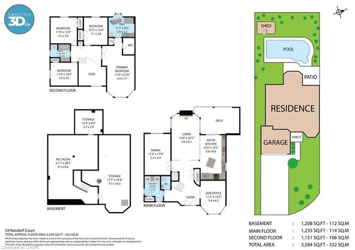Property Photo:  59 Randolf Court  ON L8W 2Z7 