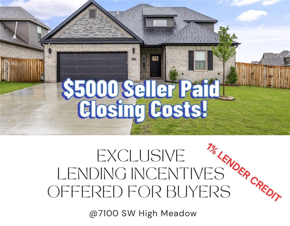 Property Photo:  7100 SW High Meadow Boulevard  AR 72713 