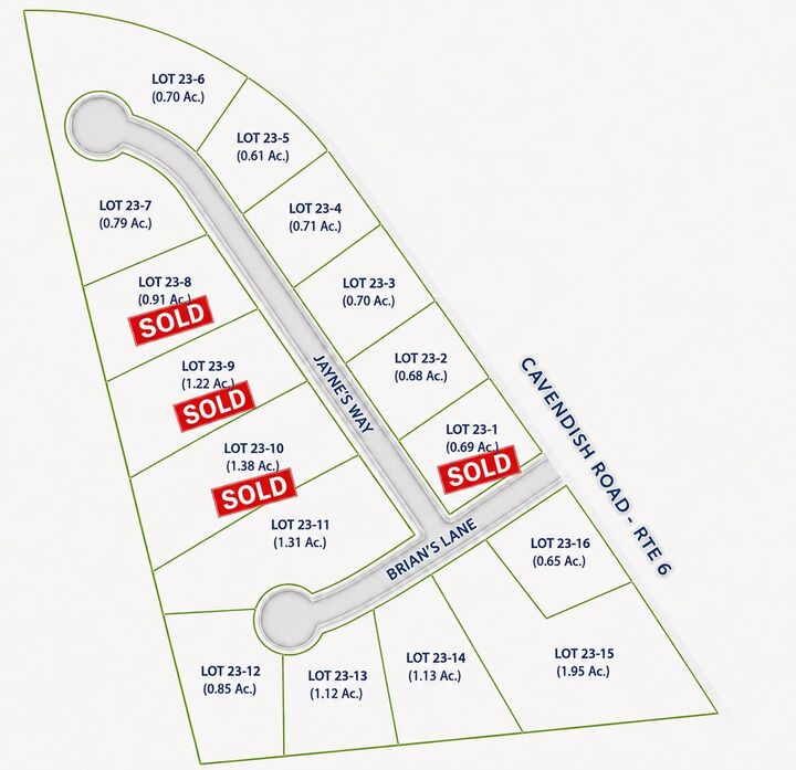Property Photo:  Lot 23-14 Brians Lane  PE C0A 1N0 