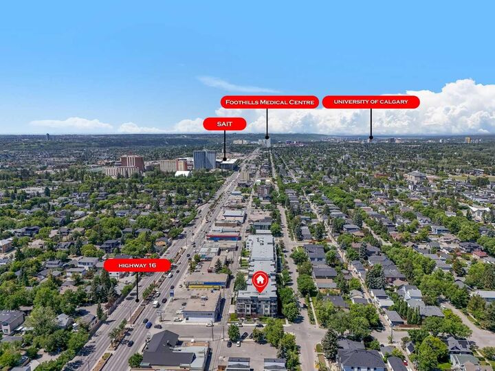 Property Photo: 605 17 Avenue NW 205 AB T2M 0N6