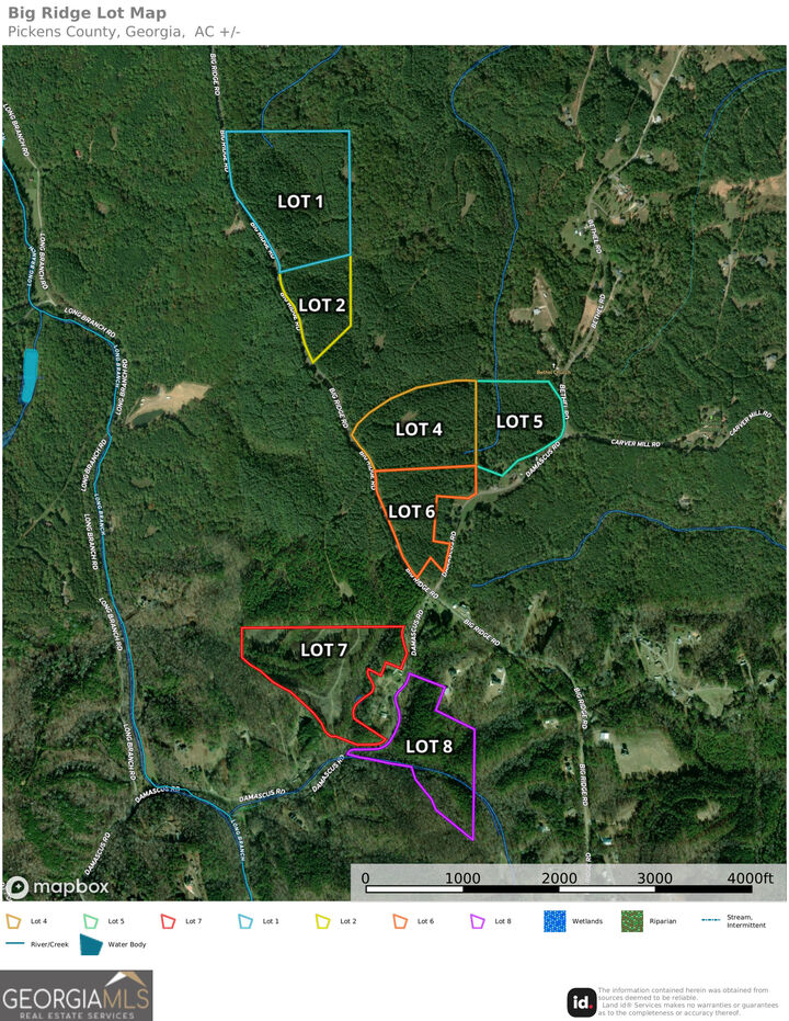 Property Photo: 21 Acres Big Ridge Road GA 30734