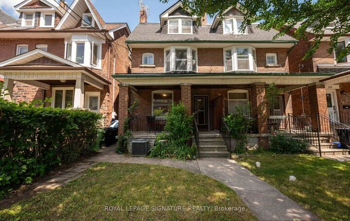 Property Photo: 222 Melita Avenue ON M6G 2A2