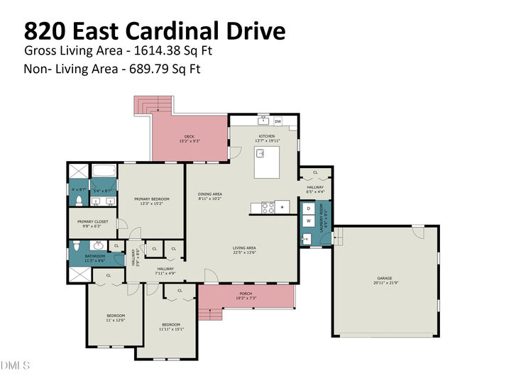 Property Photo: 820 E Cardinal Drive NC 27526