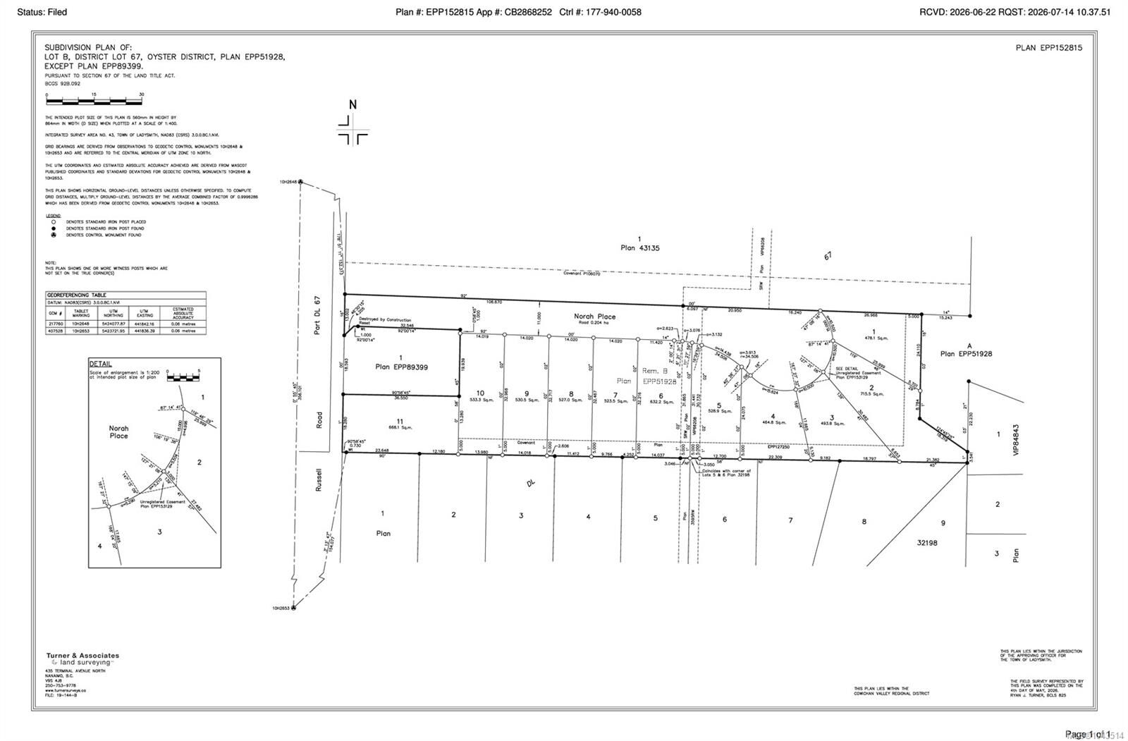 Property Photo:  3 Norah Pl Lot  BC V9G 1W4 