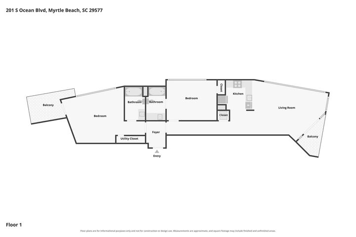 Property Photo:  201 S Ocean Blvd. 1204  SC 29577 