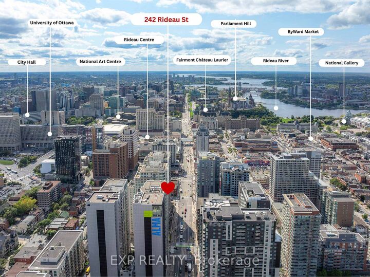 Property Photo: 242 Rideau Street 1906 ON K1N 0B7