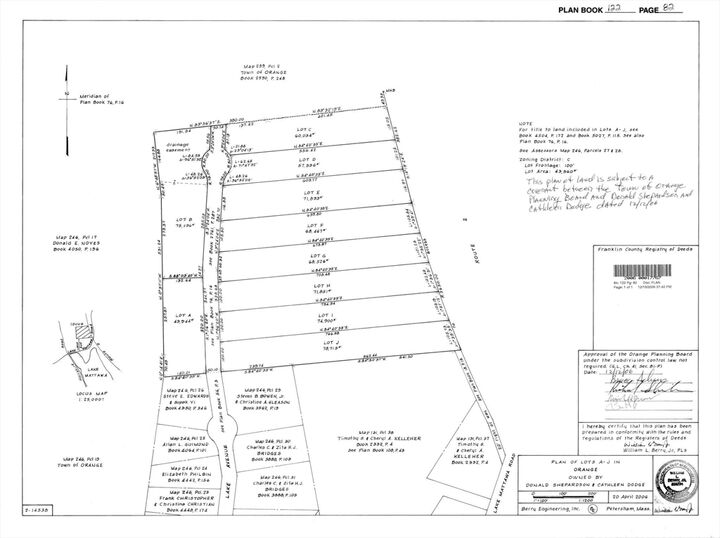 Property Photo:  0 Lake Ave To Lake Ave Ext.  MA 01364 