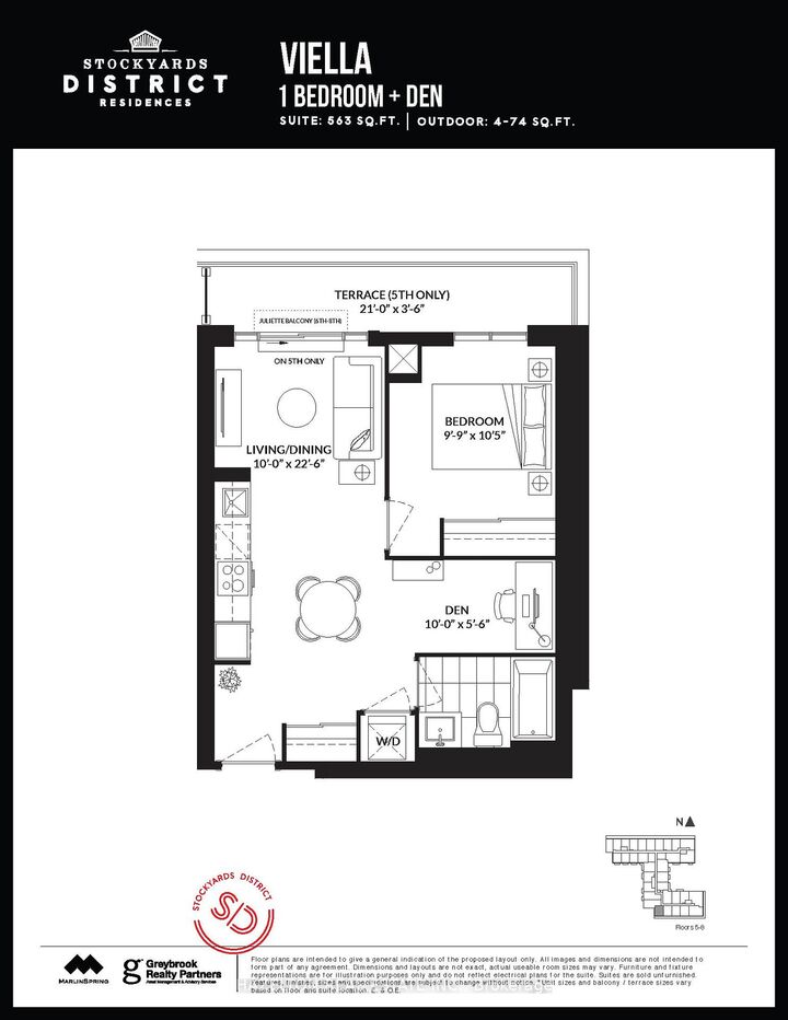 Property Photo:  2300 St Clair Avenue W 804  ON M6N 0B3 
