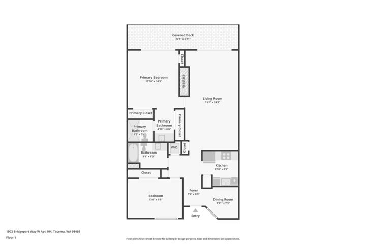 Property Photo:  1902  Bridgeport Way W 104  WA 98466 