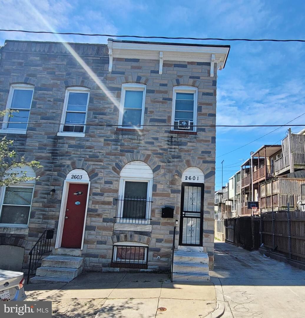 Property Photo: 2601 Jefferson Street MD 21205