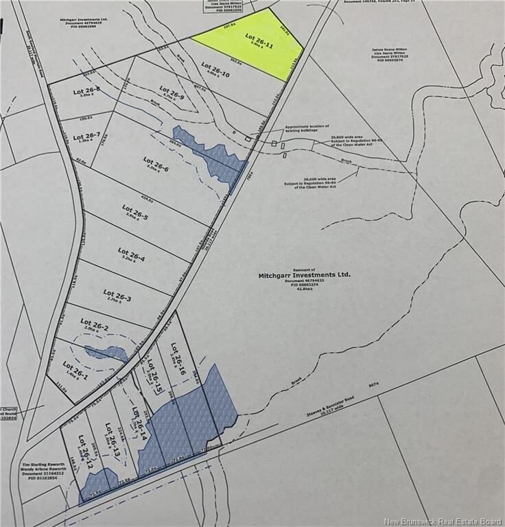 Property Photo:  Lot 26-11 Hillside  NB E4Z 2L3 