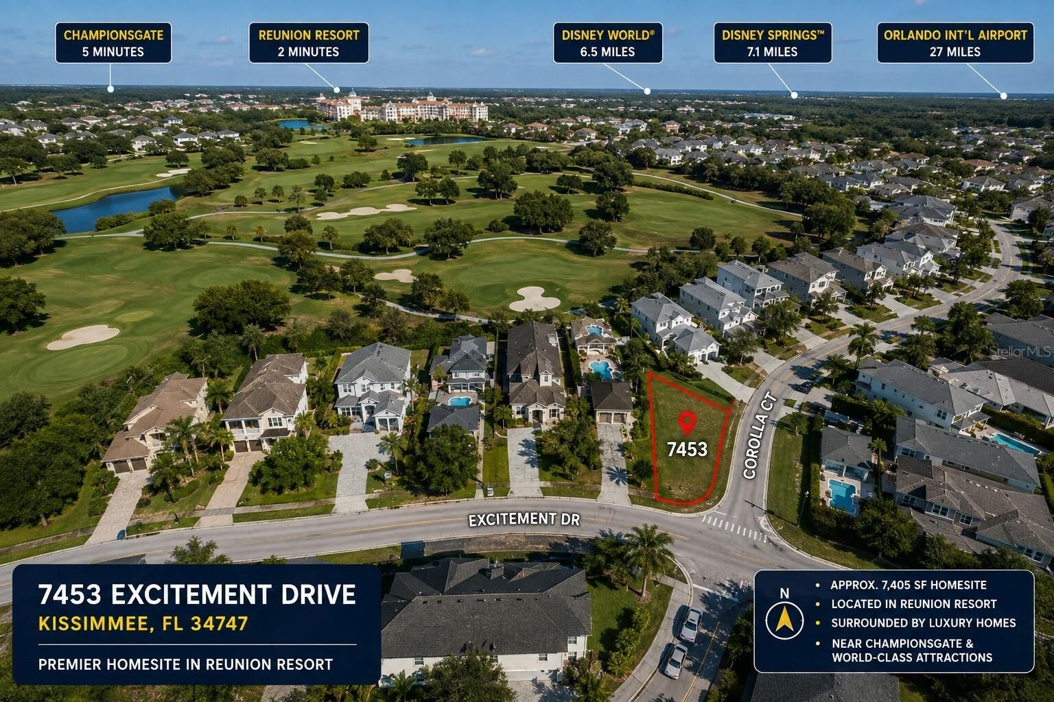 Property Photo:  7453 Excitement Drive  FL 34747 