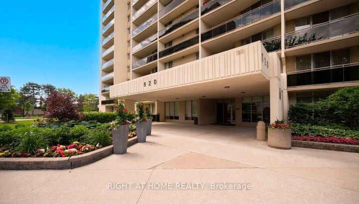 Property Photo: 820 Burnhamthorpe Road 1102 ON M9C 4W2
