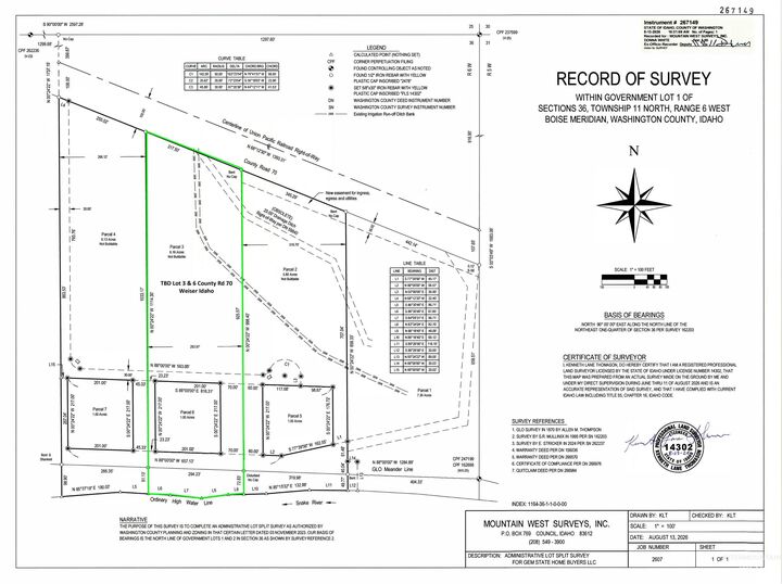 Property Photo:  Tbd Lots 3 &Amp 6 County Rd 70  ID 83672 