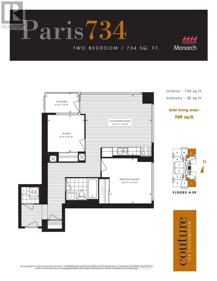 Property Photo:  28 Ted Rogers Way 1802  ON M4Y 2J4 