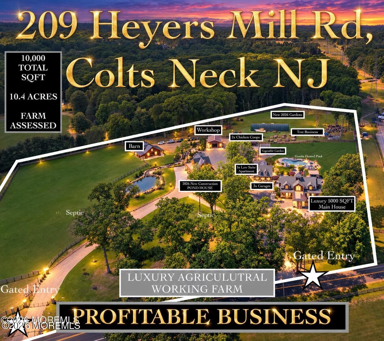 Property Photo: 209 Heyers Mill Road NJ 07722