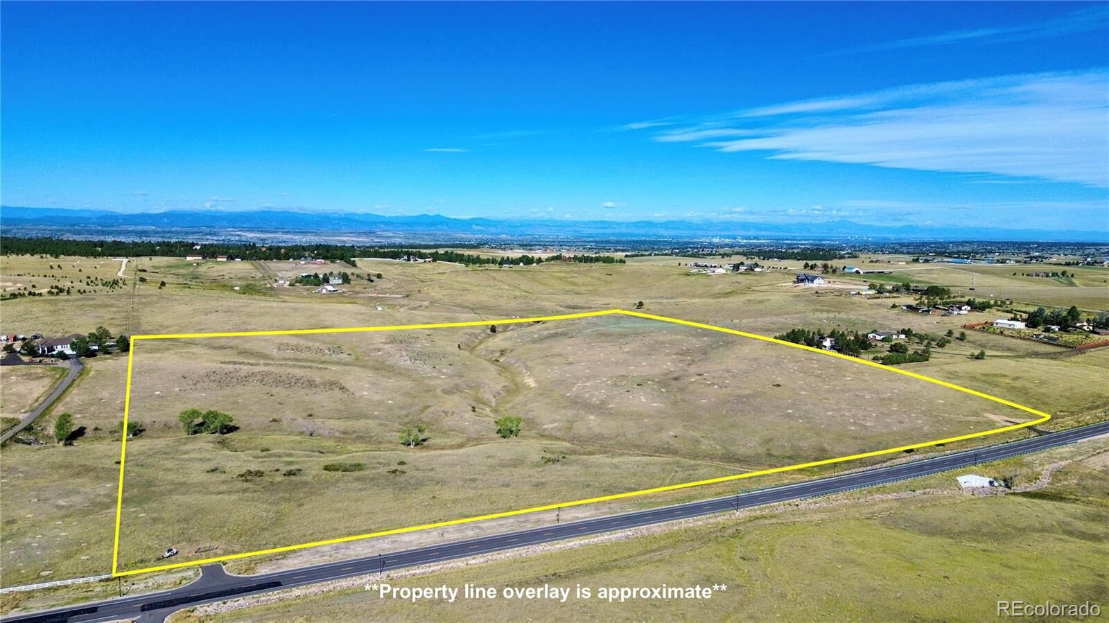 Property Photo:  Vacant Land Delbert Road  CO 80138 