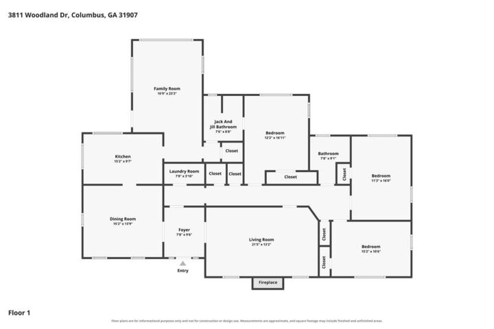 Property Photo:  3811 Woodland  GA 31907 