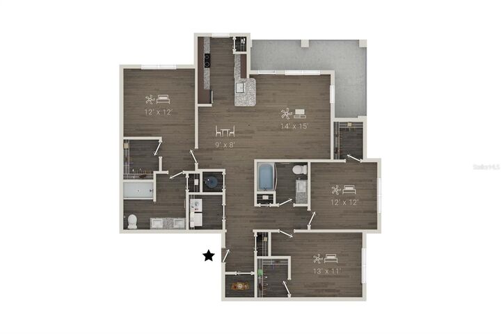 Property Photo: 1420 Lakefront Drive 6411 FL 34240