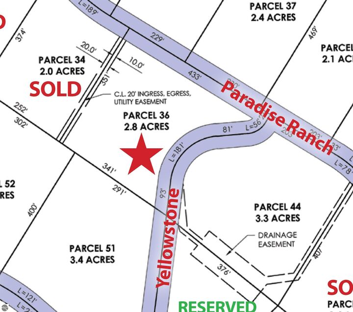 Property Photo: 2817 Yellowstone Road MI 49649