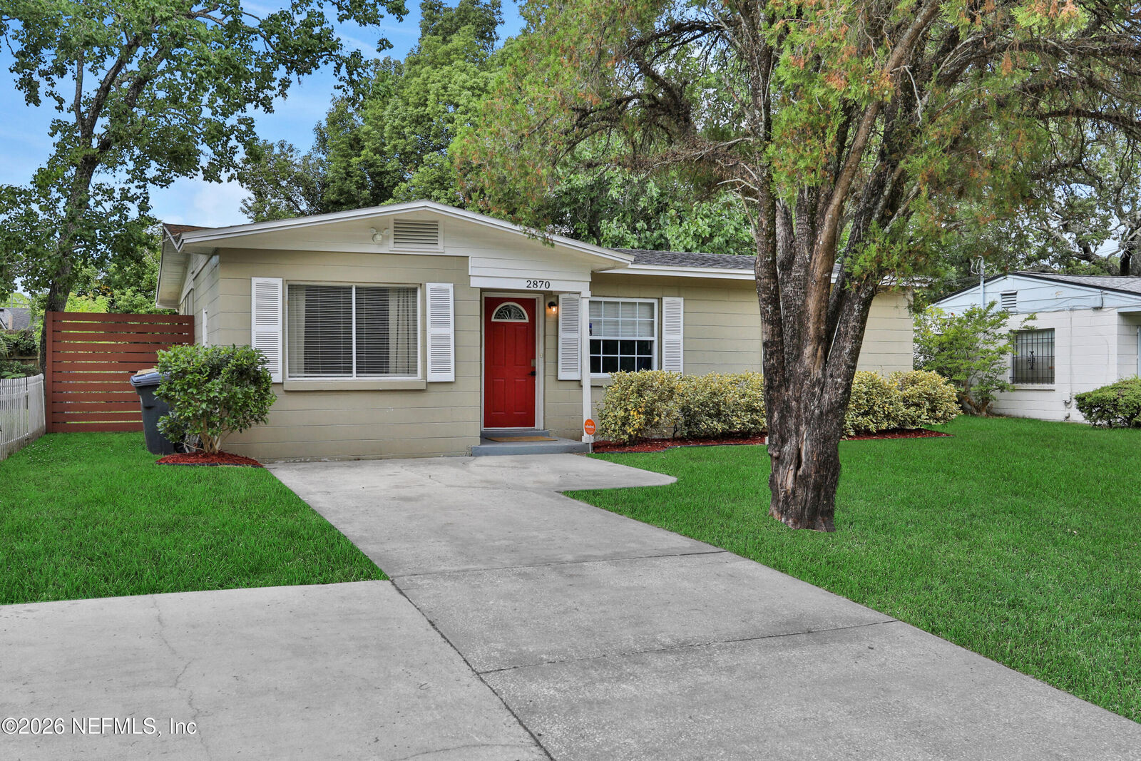 Property Photo:  2870 Ernest Street  FL 32205 