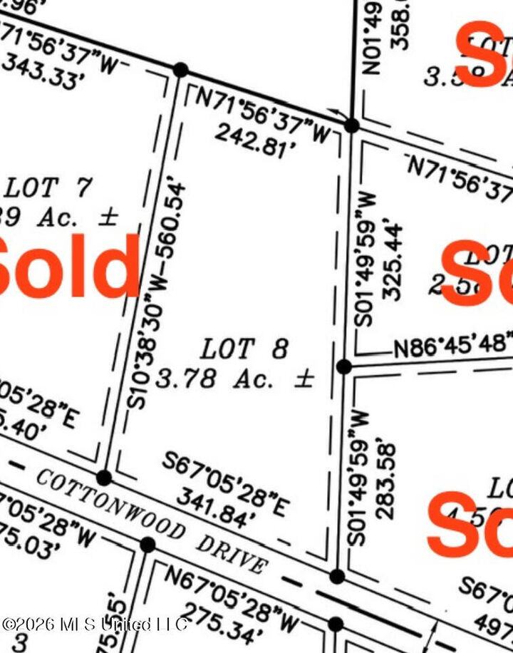 Property Photo:  Lot 8 Cottonwood Drive  MS 39452 