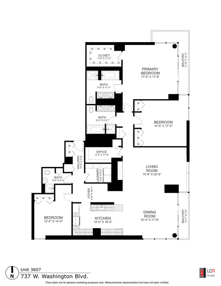 Property Photo:  737 W Washington Boulevard 3607  IL 60661 
