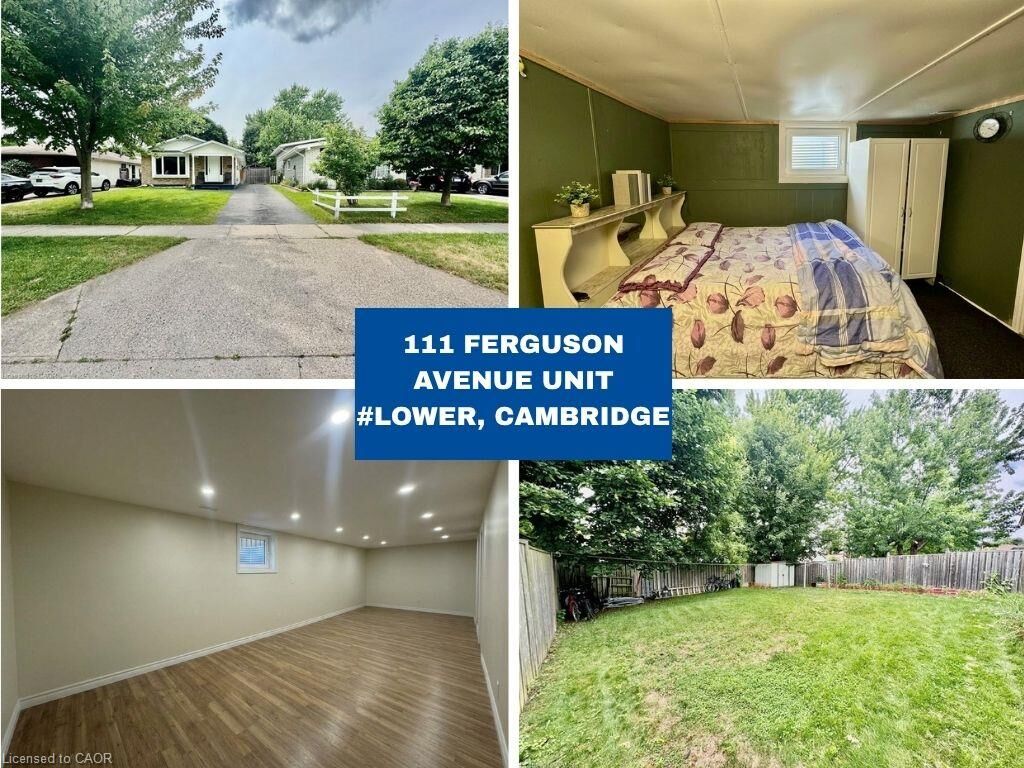 Property Photo:  111 Ferguson Avenue Lower  ON N1R 6E9 
