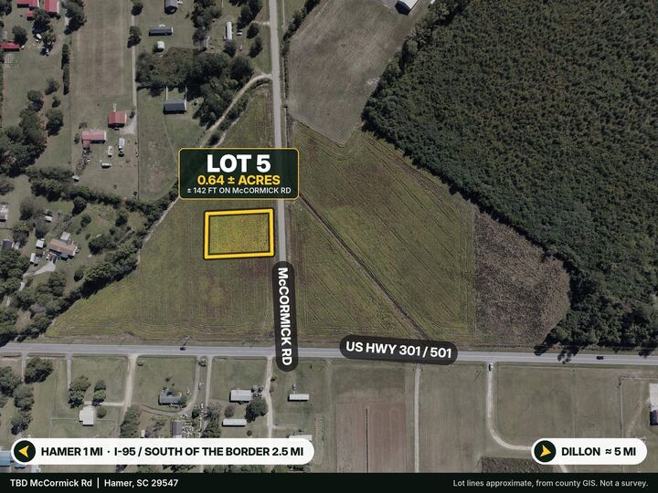Property Photo:  Tbd McCormick Rd.  SC 29547 