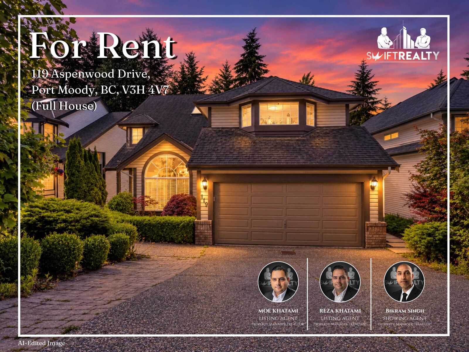 Property Photo:  119 Aspenwood Drive  BC V3H 4V7 