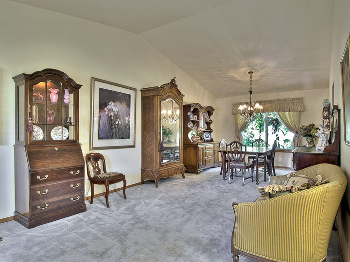 Property Photo: Living room and dining room 15538 Cedar Place SE  WA 98272 