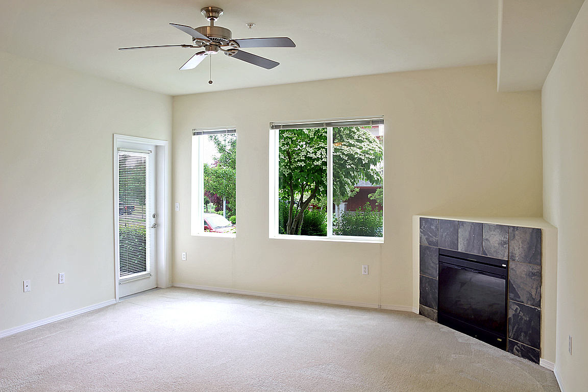 Property Photo: Living and dining rooms 14915 38th Dr SE D1006  WA 98012 