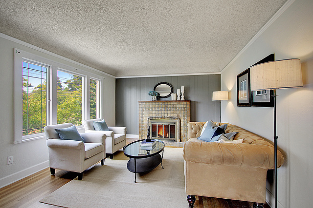 Property Photo: Living room 6552 6th Ave NW  WA 98117 