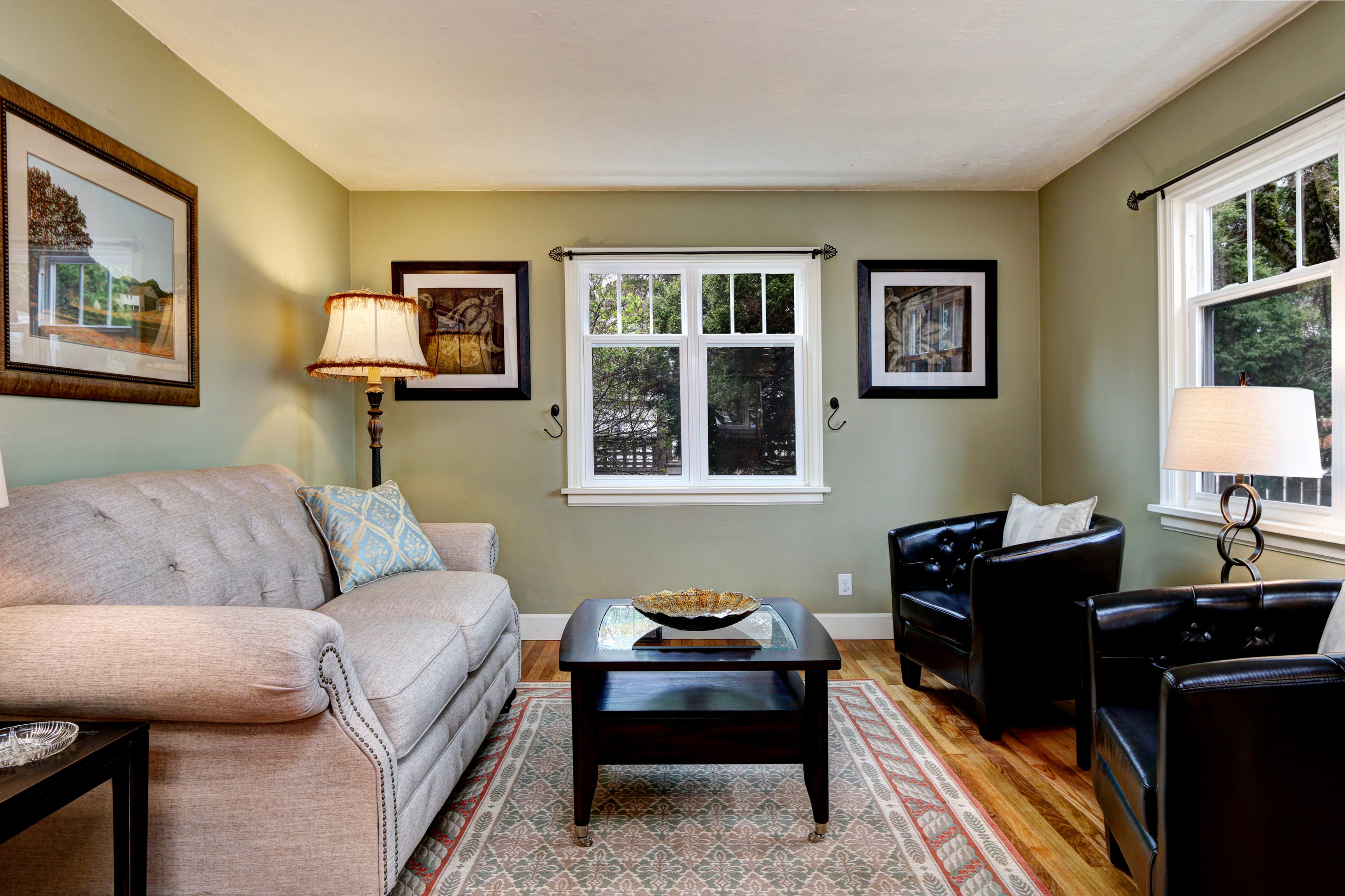 Property Photo: Living Room 3017 SW Webster St  WA 98126 