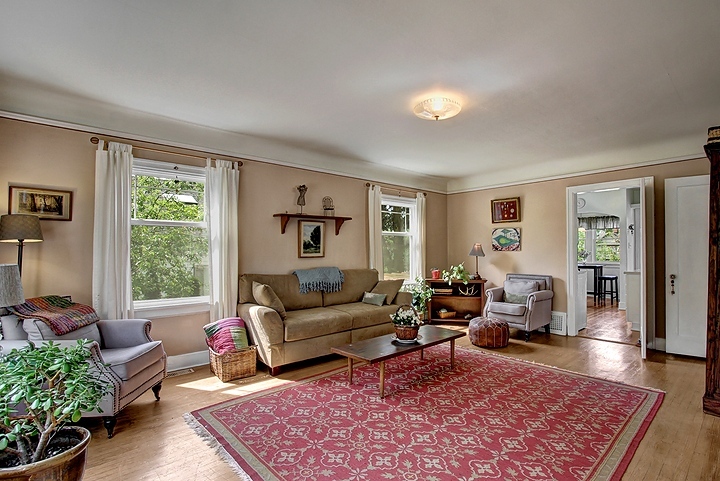 Property Photo: Living room 6509 10th Ave NW  WA 98117 