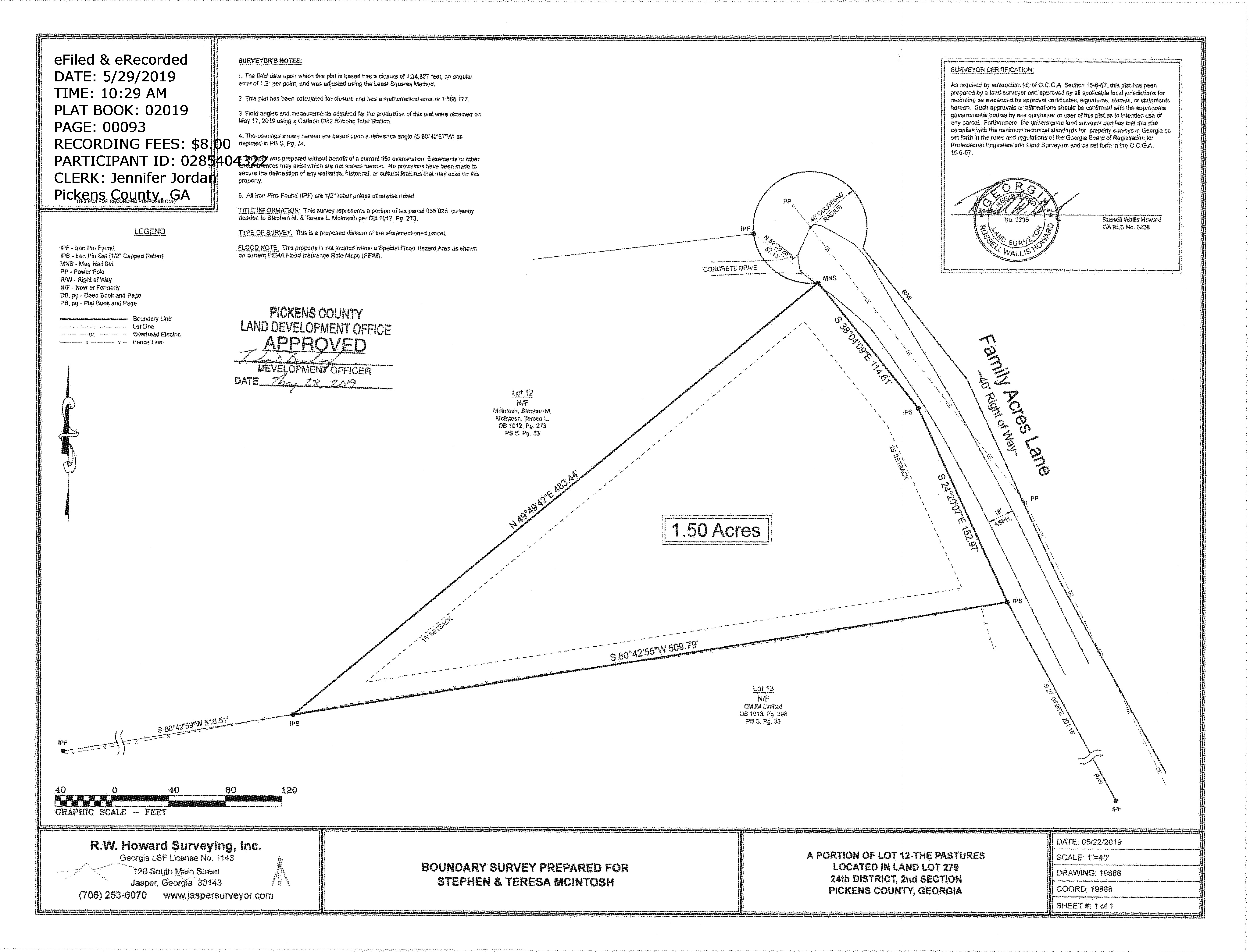 Property Photo:  1.50ac Family Acres Lane  GA 30734 