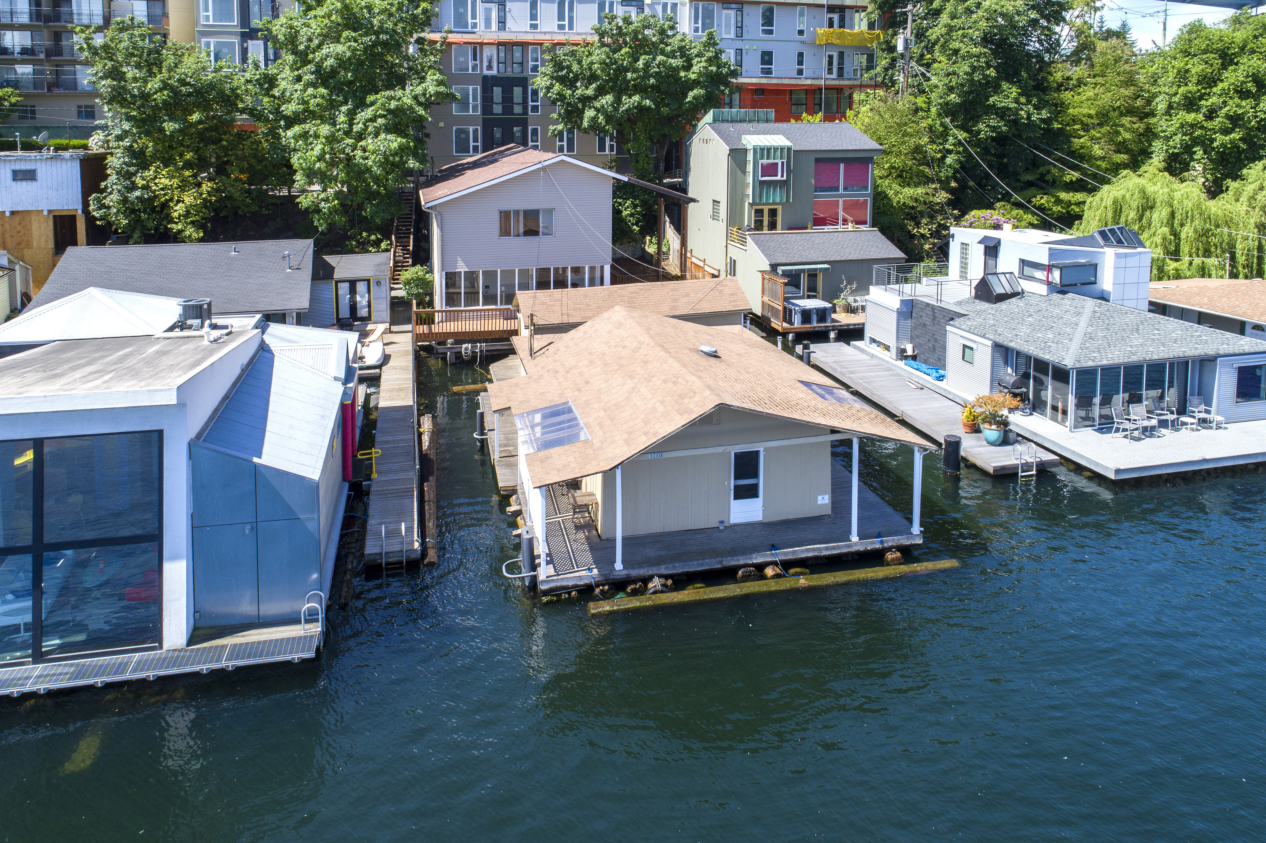 Property Photo: Portage Bay Floating Home 3248 Portage Bay Place E  WA 98102 
