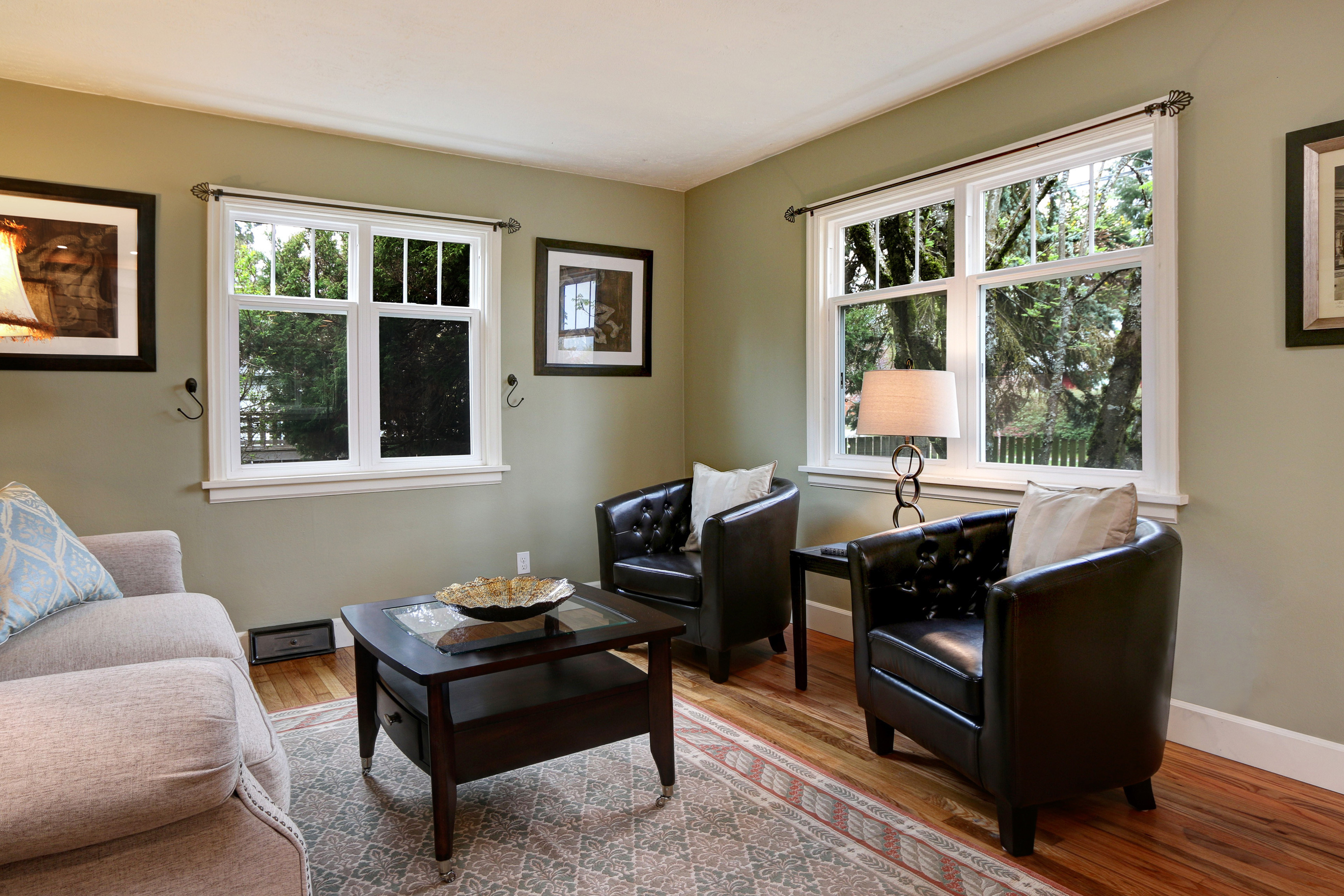 Property Photo: Living Room 3017 SW Webster St  WA 98126 